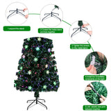 7FT Small Light Fiber Optic Christmas Tree 290 tips **