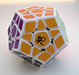 Dayan Megaminx 1 White 12-axis 3-rank Dodecahedron Magic Cube