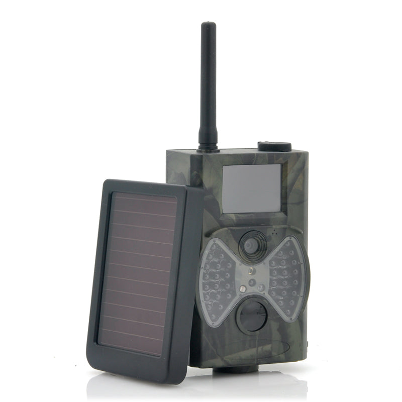 Game Hunting Camera With Solar Panel "Solar-Shot" - 1440x1080, PIR Motion Detection, Night Vision, MMS Viewing