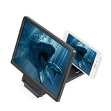 3D Mobile Phone Screen Magnifier HD Foldable Video Support Magnified Screen black