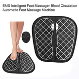 Electric EMS Foot Massager Pad Feet Muscle Stimulator Improve Blood Circulation Relieve Ache Pain  Charging