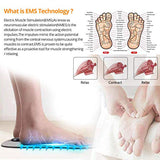 Electric EMS Foot Massager Pad Feet Muscle Stimulator Improve Blood Circulation Relieve Ache Pain  Charging