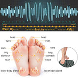 Electric EMS Foot Massager Pad Feet Muscle Stimulator Improve Blood Circulation Relieve Ache Pain  Charging