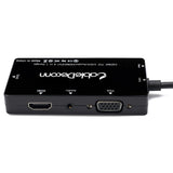 cabledeconn HDMI Splitter HDMI to VGA DVI Audio Video Cable Multiport Adapter 4 in 1 Converter for PS3 HDTV Laptop