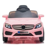 12V Kids Ride On Car 2.4GHZ Remote Control LED Lights Pink