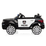 12V Kids Police Ride On Car Electric Cars 2.4G Remote Control, LED Flashing Light, Music & Horn **