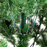 Christmas Tree 6FT 920 Branches Flocking Spray White Tree Plus Pine Cone (YJ) **