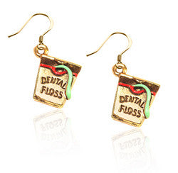 Dental Floss Charm Earrings