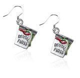 Dental Floss Charm Earrings