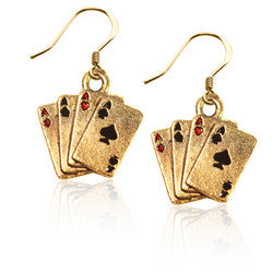 Aces Charm Earrings