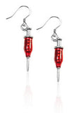 Syringe Charm Earrings