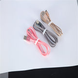 1M Weaving Micro USB Cable Fast Charging USB Data Cables for Android Mobile Phone Cable Random Color