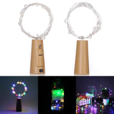 2m 20 LED Mini Bottle Stopper Lamp String Bar Decoration String Light Colorful Light Earth Color Full **