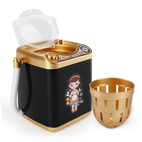 Children Simulated Mini Appliances Drain Basket Washing Machine Children Electric Toys black