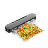 Zokop V69 Portable Food Vacuum Sealer Machine for Food Saver Storage with Magnets and 10 Bags Silver Gray *