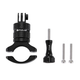 PULUZ 360 Degree Rotation Bike Aluminum Handlebar Adapter Mount for GoPro GoPro Hero4/5/6 red