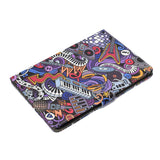 For iPad 5/6/7/8/9-iPad Pro9.7-iPad 9.7 Laptop Protective Case Color Painted Smart Stay PU Cover Graffiti