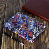 For iPad 5/6/7/8/9-iPad Pro9.7-iPad 9.7 Laptop Protective Case Color Painted Smart Stay PU Cover Graffiti