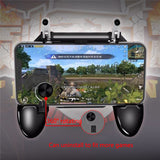 W11 PUBG Mobile Gamepad Shooter Controller - Trigger Game Joystick Metal L1 R1 for iPhone Android Phone Mobile Gaming Gamepad