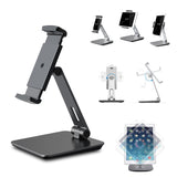 Full Motion 4-13 inch Tablet Holder Mobile Phone Smartphone Stand Universal Foldable Lazy Tablet PC Support  black