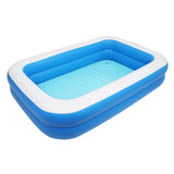 102" x 70" x 22" Inflatable Swimming Pool - Wall Thickness 0.3mm Blue