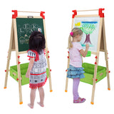 Children's Lift able Easel with Top Shaft and Non-Woven Storage HB-D126S