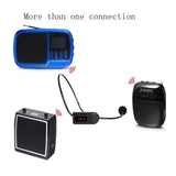 Portable FM Wireless Microphone Headset Megaphone Radio Mic for Teaching Tour Guide Meeting Lectures FM+ charging cable + sponge