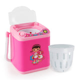 Children Simulated Mini Appliances Drain Basket Washing Machine Children Electric Toys black