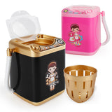 Children Simulated Mini Appliances Drain Basket Washing Machine Children Electric Toys black