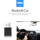 Bluetooth 5.0 Audio Receiver Transmitter Two-in-one Adapter black