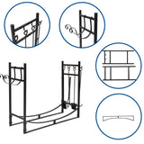 36" Firewood Holder With Tools **