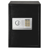 E50EA Home Business Security Keypad Lock Electronic Digital Steel Safe Black Box & Silver Gray **