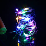 2m 20 LED Mini Bottle Stopper Lamp String Bar Decoration String Light Colorful Light Earth Color Full **