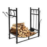 36" Firewood Holder With Tools **