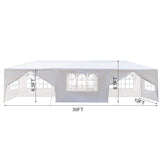 3 x 9m (9'10" x 29'6") Eight Sides Two Doors Waterproof Tent with Spiral Tubes **