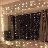 3M x 3M 300-LED Warm White Light Romantic Christmas Wedding Outdoor Decoration Curtain String Light **