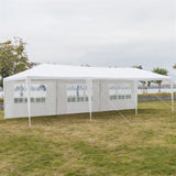 3 x 9m (9'10" x 19'8") Seven Sides Portable Home Use Waterproof Tent with Spiral Tubes **