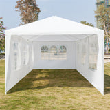 3 x 9m (9'10" x 19'8") Seven Sides Portable Home Use Waterproof Tent with Spiral Tubes **