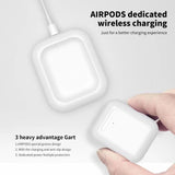 Bluetooth Headset Qi Wireless Charger Base for Smart Headset Charging Case Special Wireless Charger white