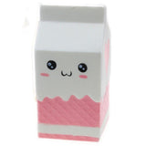 Cute Slow Rising Milk Bag Toys Soft Squishy Milk Box Stress Anxiety Reducer Creative PU Vent Toy  White_5.5*12cm