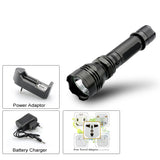 High Powerd CREE LED Flashlight - XPE LED, 800 Lumens, 3 Modes,  1 x Charger