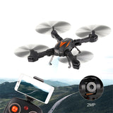 Florld F12-W Camera Drone - 2MP Camera, WiFi, FPV, App Support, Air Pressure Altitude Hold, Headless Mode, Remote Controller