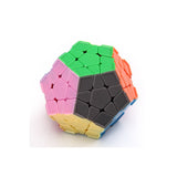 Lujex DaYan Megaminx 1 12-axis 3-rank Dodecahedron Magic Cube with Corner Ridges - Multicolor