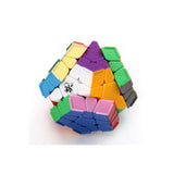 Lujex DaYan Megaminx 1 12-axis 3-rank Dodecahedron Magic Cube with Corner Ridges - Multicolor