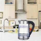 ZOKOP HD-250 110V 1500W 2.5L Electric Kettle with Blue Glass *