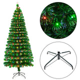 7.5FT Fiber Optic Christmas Tree with 260 LED Lamps & 260 Branches **