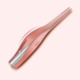 LED Flashlight Ear Pick Wax Remover Ear Cleaner Tweezer Ears Care Tool Rose gold