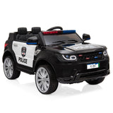 12V Kids Police Ride On Car Electric Cars 2.4G Remote Control, LED Flashing Light, Music & Horn **