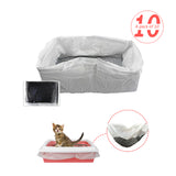 Cat Litter Tray Reusable Kitten Hygienic Litter Box Liners  white