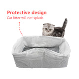 Cat Litter Tray Reusable Kitten Hygienic Litter Box Liners  white